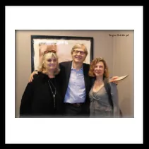 Visita di Vittorio Sgarbi al mio stand con Raffaella Vaccari - Fiera di Forlì "Contemporanea" - 2013