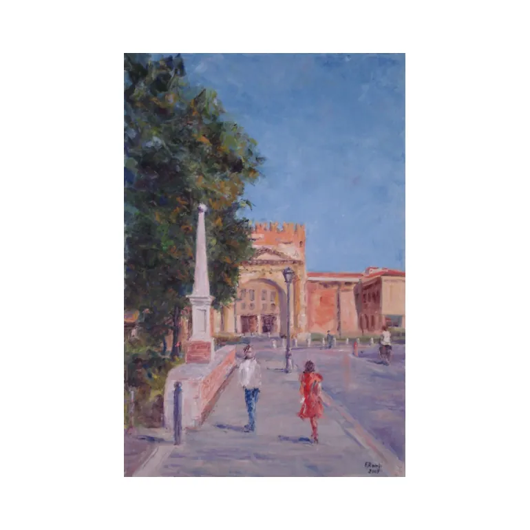 I Pilastrini e l'Arco, olio su tela cm.40x60 2009