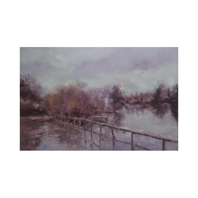 Parco autunnale, olio su tela mis. cm. 40 X 60 2012