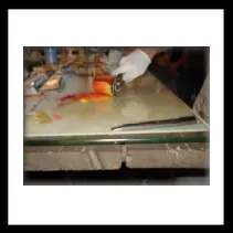 Workshop di Collagrafia con l'artista londinese Amanda Taylor docente e membro dell'Est London Printmakers 2010