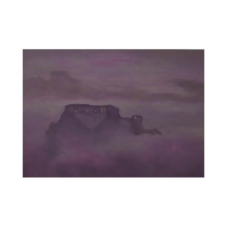 Fortezza di San leo, olio su tela 70x100 2017