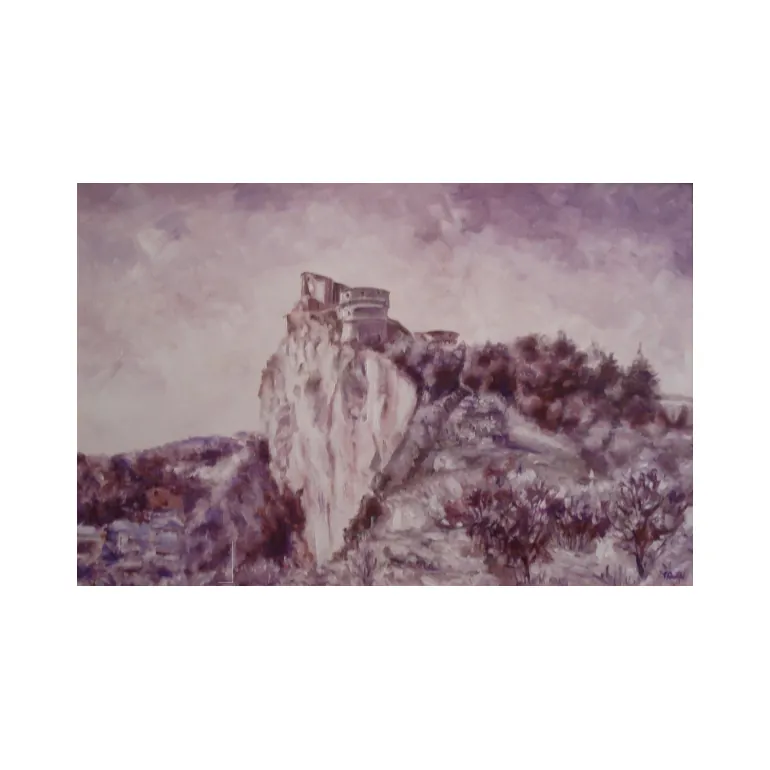 Castello di San, Leo olio su tela cm. 40 X 60 2008