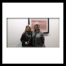 Con Valeria Piccari alla tripersonale Colori d'Amore, Provincia di Rimini 2012